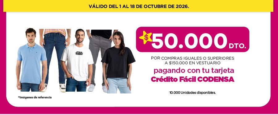 Cr&eacute;dito f&acute;cil codensa